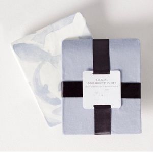 NWT Soma COOL NIGHTS Banded Bottom/Short Sleeve Pajama Set